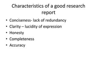 Key Elements of Clarity and Structure in Research⁤ Reporting