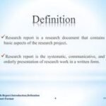 research report meaning