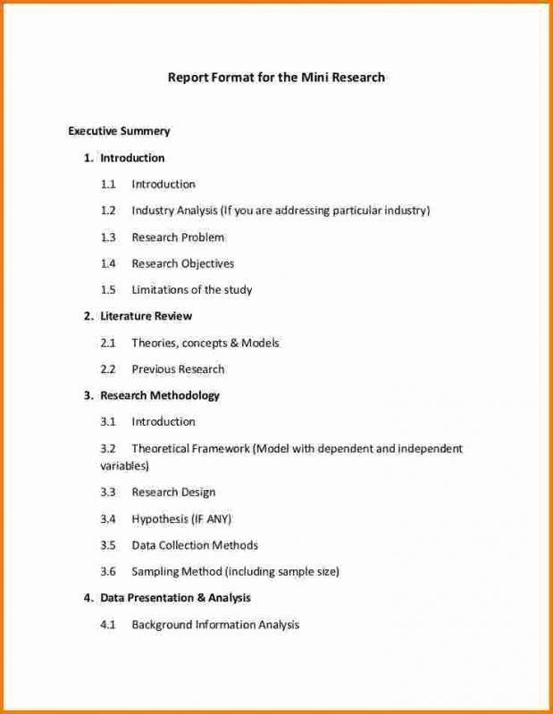Understanding the‍ Structure of⁢ a Research Report