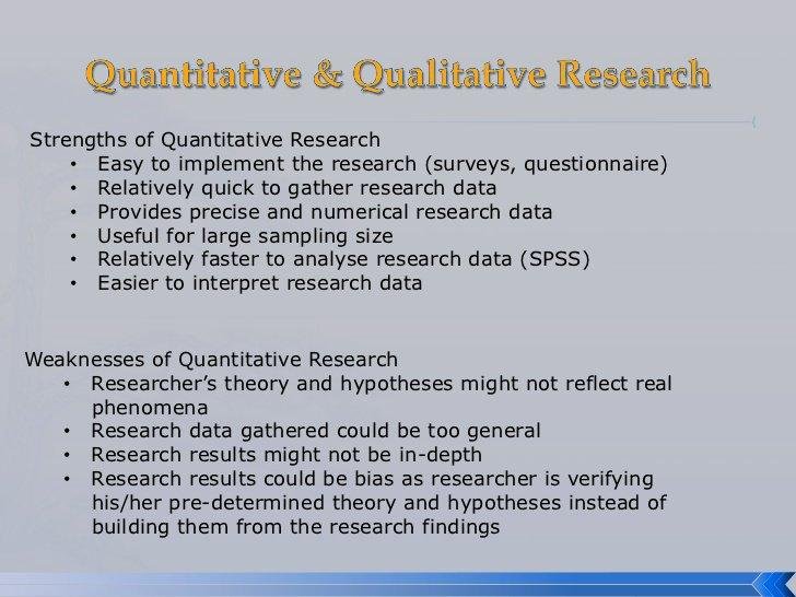 Identifying Methodological Strengths and Weaknesses