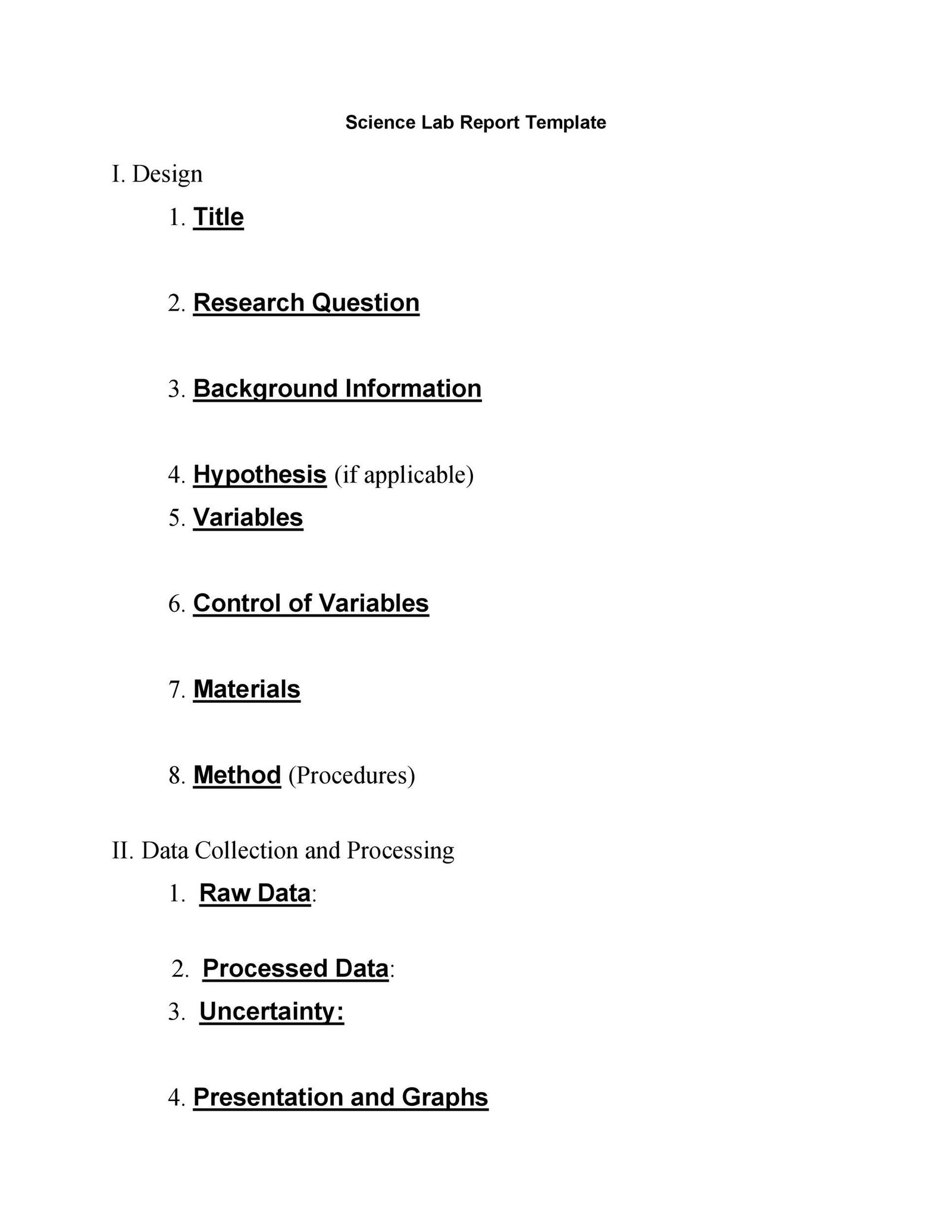 Understanding the Structure ⁣and Components ‌of a Research Lab Report