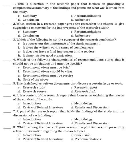 Key Components That Define​ a Comprehensive Research Report