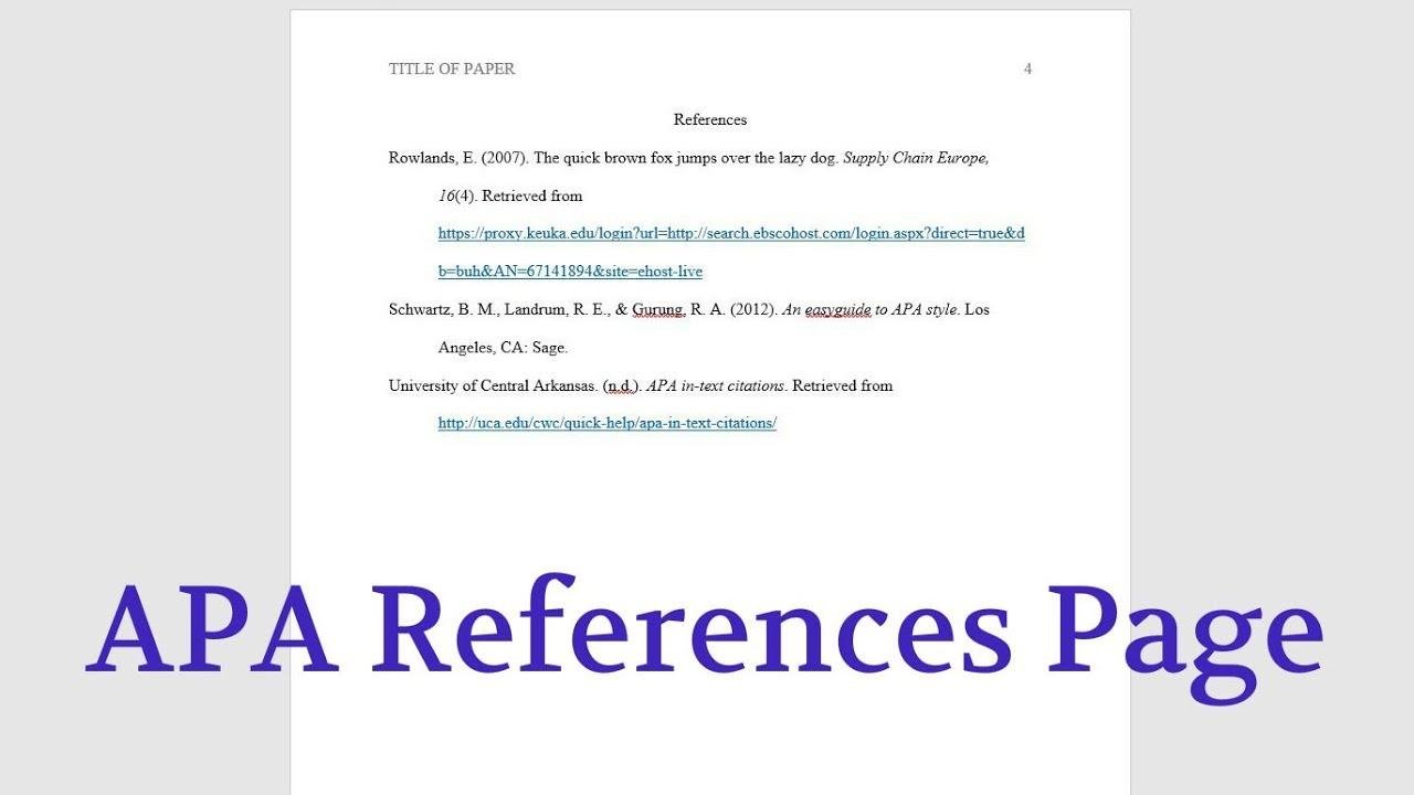 Mastering the Reference Page: Essential ⁣Tips for‌ Research Reports
