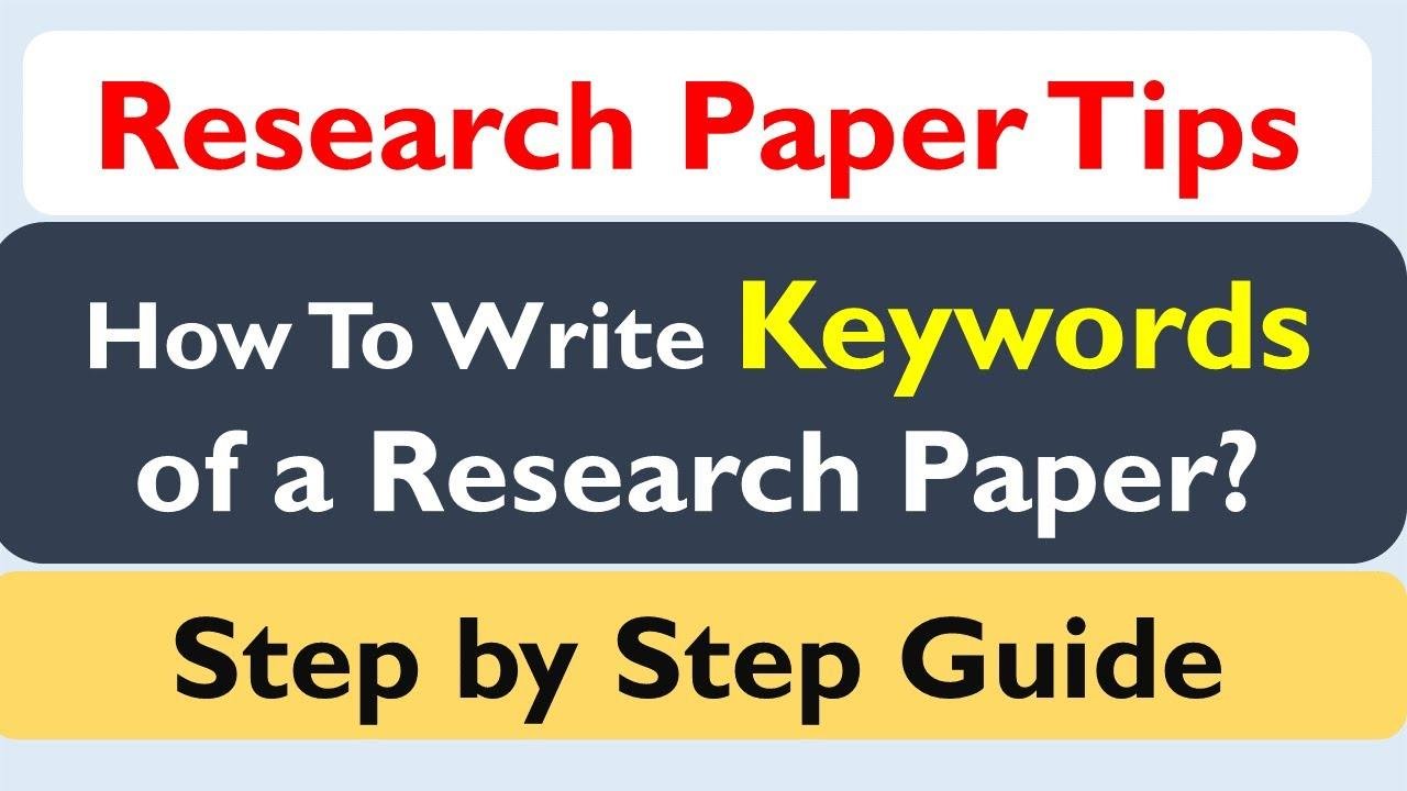The ​Role of Keywords in Research Paper Discoverability